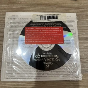 Vintage Sealed Gateway System Restoration CD Version 3.2 PC Software Disc - Picture 1 of 3