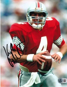 KIRK HERBSTREIT signed (OHIO STATE BUCKEYES) 8X10 photo BECKETT BAS BU41054 - Picture 1 of 1