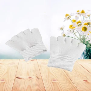 1 Paar Damen Fünf Zehen Socken Gel Heelless Bootssocken SPA Socken (Größe) - Bild 1 von 11