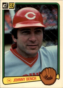 1983 Donruss Johnny Bench #500 Cincinnati Reds MLB HOF Baseball Card - Picture 1 of 2