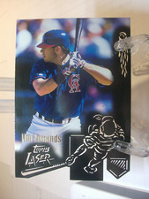 1996 Topps Laser Baseball Card  #6 - Jim Edmonds - California Angels   (12794.1)