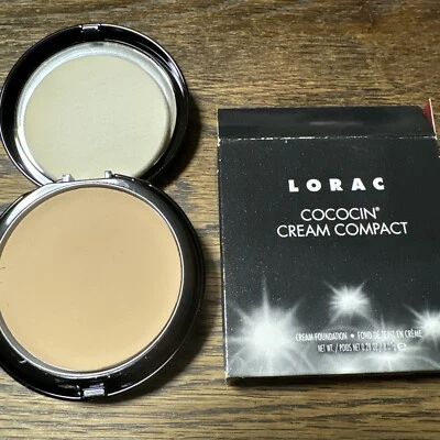 LORAC Cococin Cream Compact Foundation w/ Sponge  CR2 Brand New - Image 1 of 2
