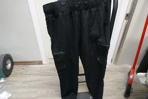 Banana Republic Boys Black Cargo Pockets Drawstring Waist Jogger Pant Sz M #SHEB - Picture 1 of 2
