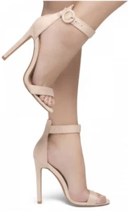 Material Girl Blaire2 klassische Damen-Pumps offene Zehenpartie Knöchelriemen Größe 6,5 - Bild 1 von 12