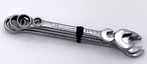 Truecraft SAE Combination 4 Pc Wrench Set Palmera SPAIN - Picture 1 of 12