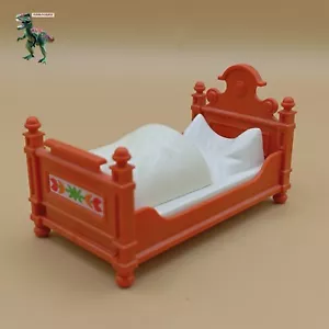 Playmobil-Bett-Matratze-Laken-Decke-Bettgestell-Viktorianisch-4145 5319 5763 6222 - Bild 1 von 2