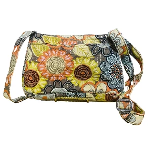 Vera Bradley Flor Ducha Bandolera Cartera Bolso de Hombro Verano Cottagecore Maquillaje - Imagen 1 de 6