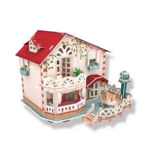 CubicFun P634H Holiday Bungalow 3D Puzzle - Picture 1 of 1