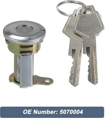 Door Lock Cylinder with 2 Keys for Dodge W100 W150 W200 W250 W300 W350 - Image 1 of 4