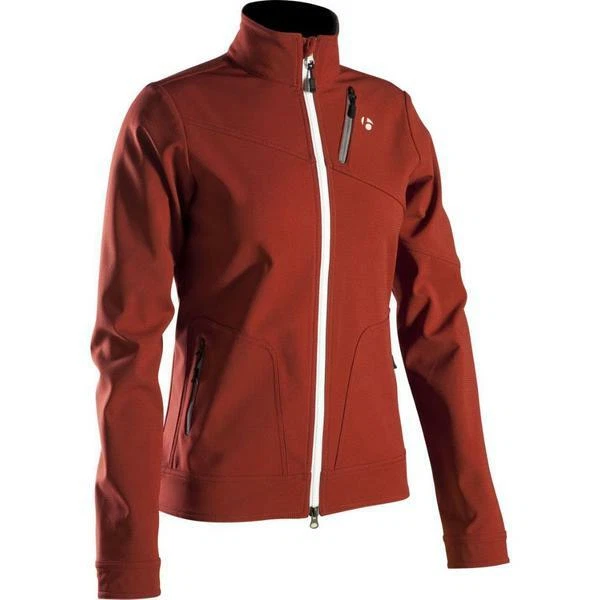 Женская велосипедная куртка BONTRAGER для горного велосипеда софтшелл WSD темно-бордовая прочная на молнии - Изображение 1 из 4