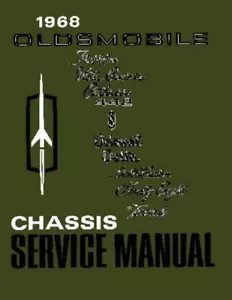 1968 Oldsmobile Supreme 442 Cutlass 88 Toronado Shop Service Repair Manual Book - Picture 1 of 1