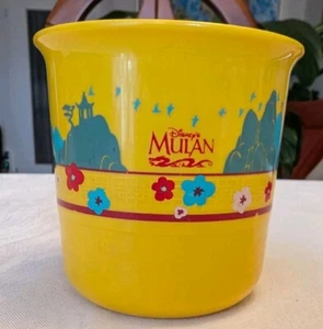 Tupperware Disney's Mulan 1 Tasse Neue Trink-Palette, 350ml, gelb, gebr, Rarität - Bild 1 von 8