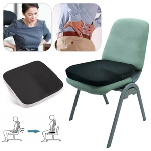 Memory Foam Sitzkissen Steißbein Unterstützung Orthopädisches Kissen Büro Zuhause Stuhl Auflage - Bild 1 von 8
