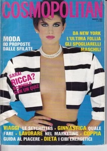 COSMOPOLITAN ITALIA 1984 ROSEMARY MACGROTHA ELLE MACPHERSON LYSETTE ANTHONY - Picture 1 of 17