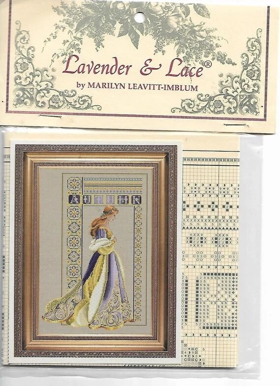 Cross Stitch Lavender & Lace  Celtic Autumn Chart - Image 1 of 1