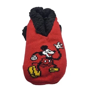 Mickey Wackelarm Fleece-gefütterte Hausschuhe Socken Disney Kuschelzehen - Bild 1 von 4