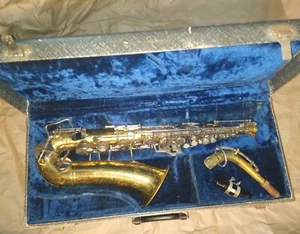 Buescher Aristocrat Altsaxophon, USA, komplett, akzeptabler Zustand - Bild 1 von 12