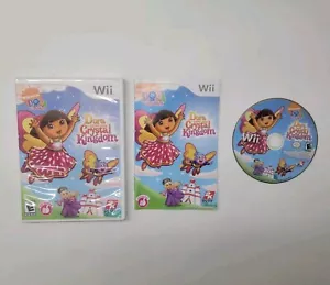 Dora la Exploradora Dora Saves the Crystal Kingdom Nintendo Wii CIB con Manual - Imagen 1 de 5