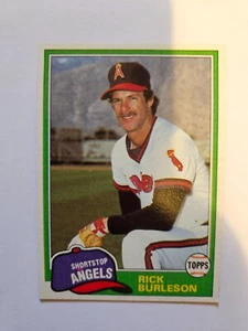 1981 TOPPS TRADED RICK BURLESON #743 NM - Picture 1 of 1