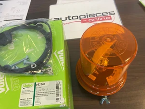 GYROPHARE / FEU TOURNANT VALEO GLOBE ORANGE  082540 - 12/24v - NEUF COMPLET - Picture 1 of 6