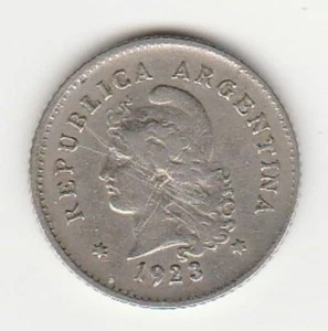 1923 | Argentinien | 10 Centavos | KM# 35 | Sehr guter Zustand Auswahl - Bild 1 von 2