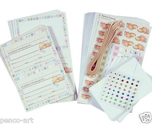 Docrafts Forever Friends Baby New Arrival Card Making Kit Gems Ribbon Envelopes - Picture 1 of 1