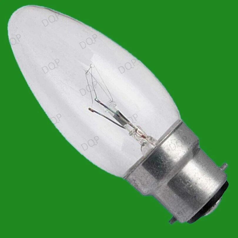 18x 40W CLEAR CANDLE TUNGSTEN FILAMENT LIGHT BULBS BAYONET BC, B22 DIMMABLE LAMP - Image 1 of 1