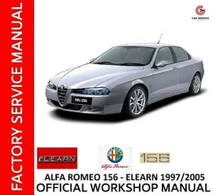 ALFA ROMEO 156 1997/2005 - ELEARN - WORKSHOP MANUAL - REPAIR - WIRING DIAGRAMS - Picture 1 of 7
