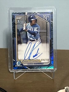Ramon Ramirez - 1st Bowman Blue Lunar Refractor Auto /150 - 2024 Bowman Chrome - Picture 1 of 3
