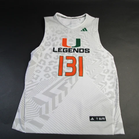 Miami Hurricanes adidas Game Jersey - Basketball Men's White New Cover