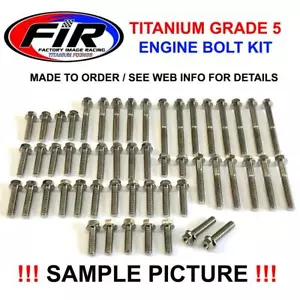 FIR YAMAHA TITANIUM ENGINE BOLT KIT YAMAHA YZ125 2022 - 2024 - Picture 1 of 1