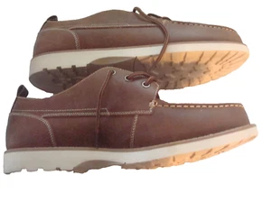 Zapato Means Cuero Marrón Talla 10 1/2 NUEVO - Imagen 1 de 4