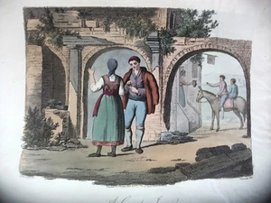 Contadini Alle Porte Di Roma, James Godby & Sold Jan. 1, 1806, P. Van Lerbergh. - Picture 1 of 1
