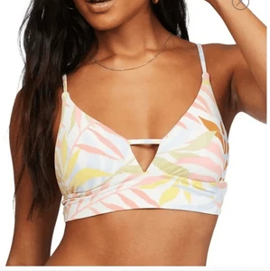 Neu mit Etikett Billabong Bikini-Top tropischer Dschungel Größe Small - Bild 1 von 8