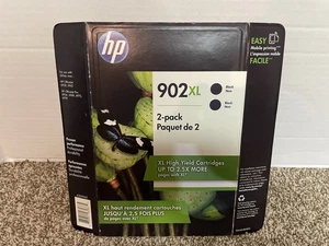 Original HP 902XL schwarze Tintenpatrone 2er-Pack T0A40-80005 Ablaufdatum 06/2020 - KOSTENLOSER VERSAND! - Bild 1 von 3
