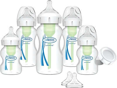 Options+ anti Colic Wide Neck Newborn Feeding Set - image 1 of 4