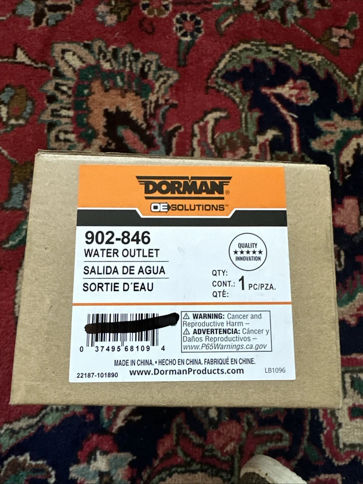 Salida de agua refrigerante motor Dorman 902-846 compatible con Select Buick/Chevrole Foto 1 de 1