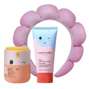 Happy Morning DUO Kids Spa Headband for Girls: Clean & Vegan Skin Care Bundle... - Picture 1 of 8