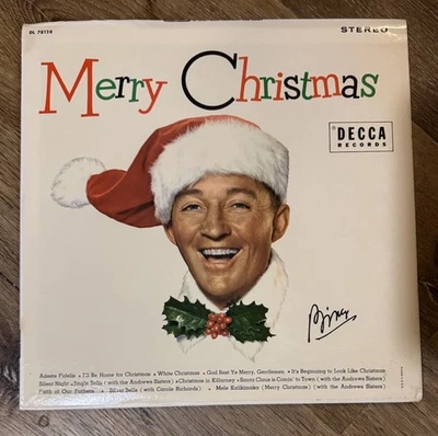 Bing Crosby Merry Christmas Vinyl 1965 Stereo Reissue VG+ - Image 1 of 4