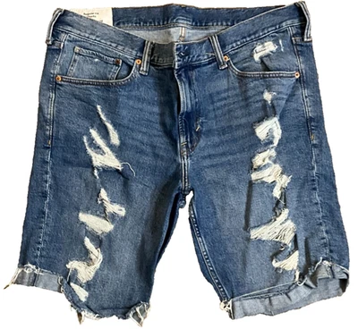 Pantalones Cortos H&M Jean 38 Calce Regular Cupé Estándar Botón y Cremallera - Envío Gratis Foto 1 de 4