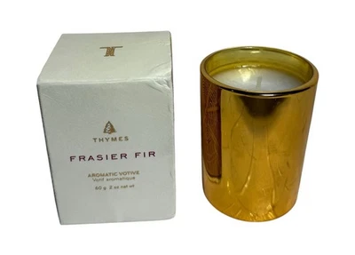 Thymes Frasier Fir Aromatic Votive Candle 2 oz.  ~ NEW - Image 1 of 4