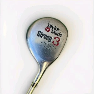 Taylor Made Strong 3-Wood 14 Degree Loft RH Stainless Steel Grip 42" Golf Club - Picture 1 of 10