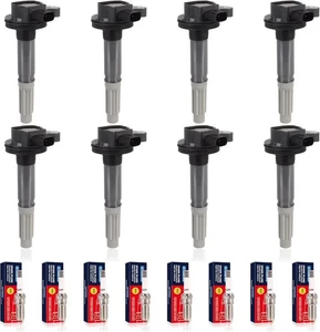 Pacchetti Bobina Accensione E Candele Per Ford F150 5.0L V8 2011-2015 Mustang 5.0... - Foto 1 di 3