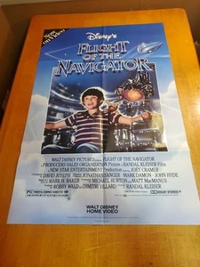 Flight Of The Navigator Original Movie Poster 26x40 Folded Video One Sheet 1986 - Picture 1 of 13
