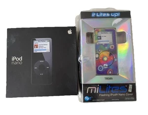 APPLE IPOD NANO 1ª Generación 2 GB Negro Apple A1137 En Caja Con Extras - Imagen 1 de 21