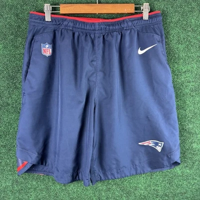 Pantalones Cortos New England Patriots NFL Nike Dri-Fit On Field Para Hombre Talla Grande Rojo Azul Foto 1 de 4