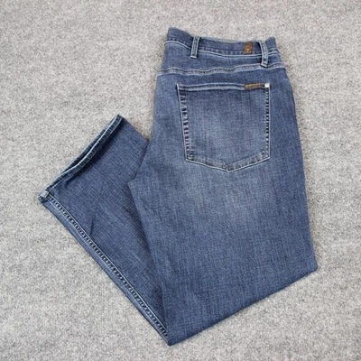 7 For All Mankind Jeans Men's 38X27 Blue Denim Straight Leg - Image 1 of 4