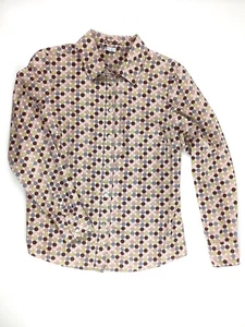 Boden blusa donna cotone manica lunga bottoni davanti pois US 10 vedi misure - Foto 1 di 9