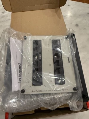 On-Q Legrand | AC1015 | 12-портовый модуль сетевого интерфейса Cat6 - Изображение 1 из 2