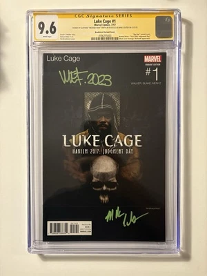 Luke Cage # 1 CGC 9.6 SS Signed Method Man & Mike Colter - Image 1 of 2